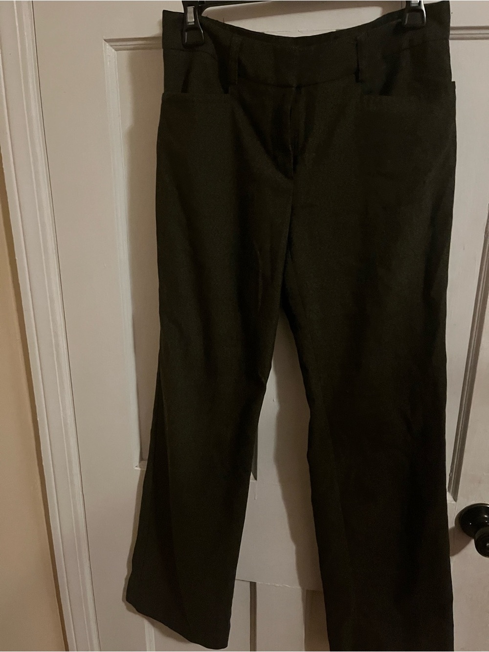 Apt. 9 Olive Green Straight-Leg Trousers